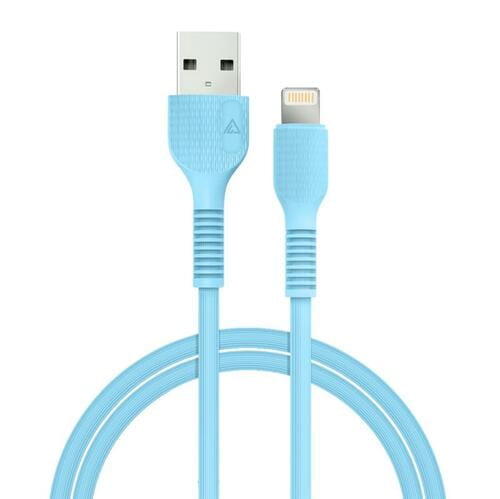 Photos - Cable (video, audio, USB) ACCLAB Кабель  AL-CBCOLOR-L1BL USB - Lightning , 1.2 м, Blue (12831265 (M/M)