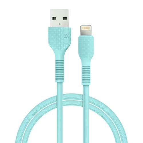 Photos - Cable (video, audio, USB) ACCLAB Кабель  AL-CBCOLOR-L1MT USB - Lightning , 1.2 м, Mint (12831265 (M/M)