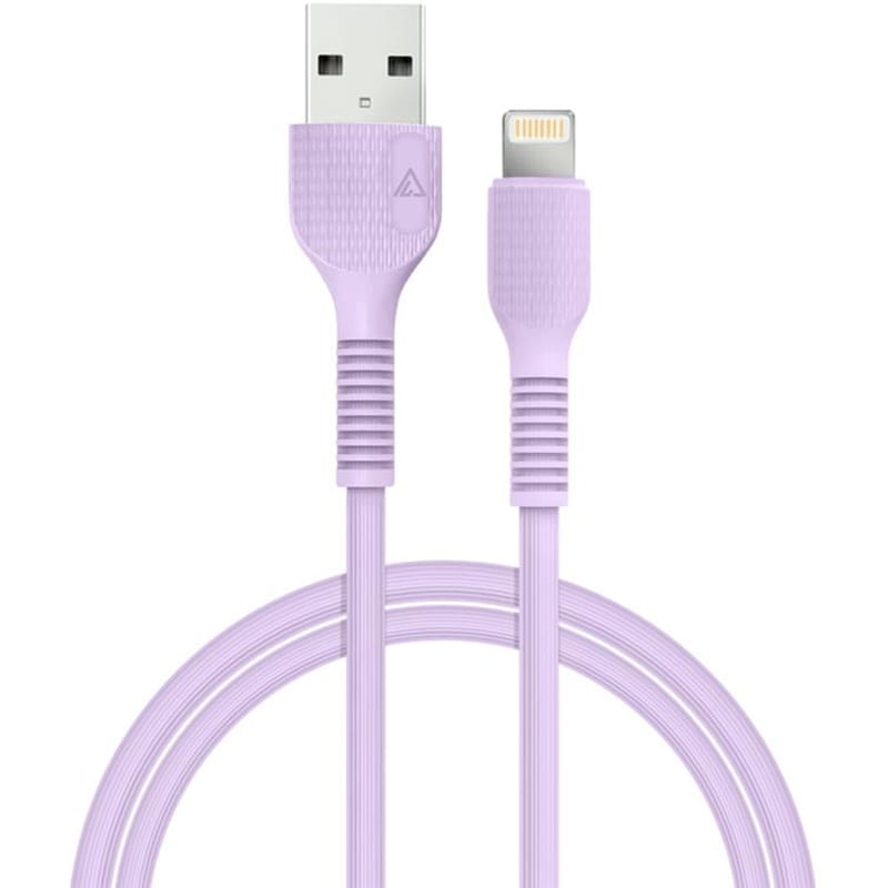 Кабель ACCLAB AL-CBCOLOR-L1PP USB - Lightning (M/M), 1.2 м, Purple (1283126518218)