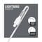 Фото - Кабель ACCLAB AL-CBCOLOR-L1WT USB - Lightning (M/M), 1.2 м, White (1283126518225) | click.ua