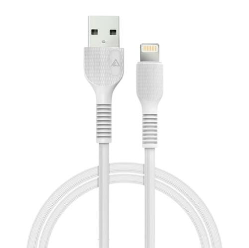 Photos - Cable (video, audio, USB) ACCLAB Кабель  AL-CBCOLOR-L1WT USB - Lightning , 1.2 м, White (1283126 (M/M)