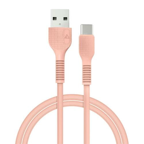 Photos - Cable (video, audio, USB) ACCLAB Кабель  AL-CBCOLOR-T1PH USB - USB Type-C , 1.2 м, Peach (128312 (M/M)