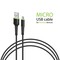 Фото - Кабель Intaleo CBFLEXM2 USB - micro USB (M/M), 2 м, Black (1283126521430) | click.ua