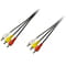 Фото - Кабель Piko 3xRCA - 3xRCA (M/M), 3 м, Black (1283126473968) | click.ua