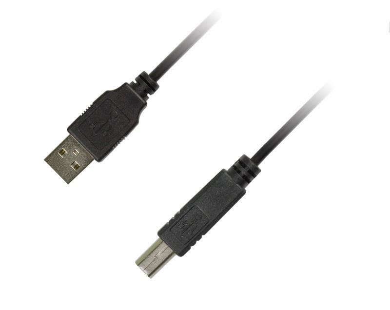 Кабель Piko USB - USB Type-B V 2.0 (M/M), 1.8 м, черный (1283126474033)