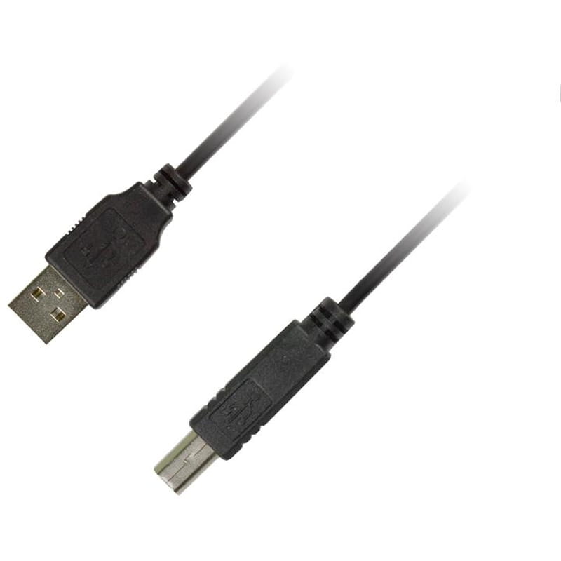 Кабель Piko USB - USB Type-B V 2.0 (M/M), 1.8 м, черный (1283126474033)