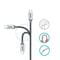 Фото - Кабель Choetech USB Type-C - USB Type-C (M/M), 1.8 м, Grey (XCC-1002) | click.ua