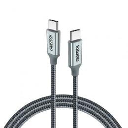 Кабель Choetech USB Type-C - USB Type-C (M/M), 1.8 м, Grey (XCC-1002)