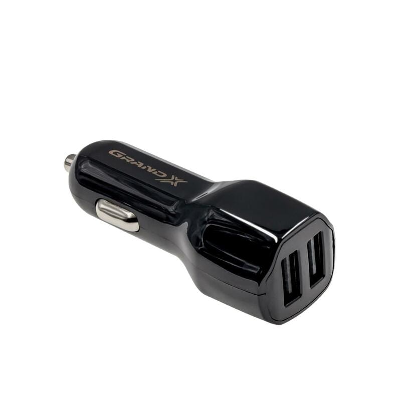 Автомобильное зарядное устройство Grand-X (2USB 2.1A) Black (CH-26)