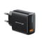 Фото - Мережевий зарядний пристрій Grand-X Quick Charge 3.0 (1xUSB 1.5-3A) Black (CH-550B) | click.ua