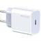 Фото - Мережевий зарядний пристрій Grand-X (1xUSB-C 20W) QC4.0, PD 3.0, FCP, AFC White (CH-770) | click.ua
