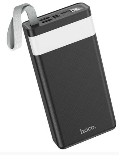 Універсальна мобільна батарея Hoco J73 Desk Lamp 30000mAh Black (J73-30)