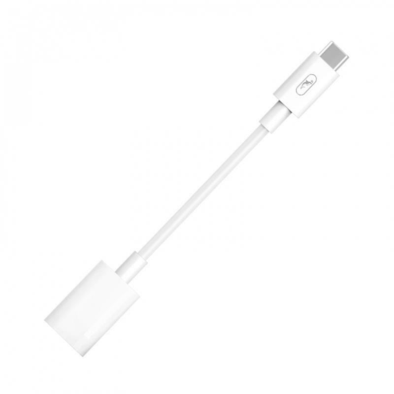 Перехідник SkyDolphin OT02 OTG USB Type-C - USB (M/F), White (ADPT-00018)