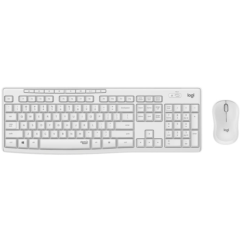 Комплект (клавиатура, мышь) беспроводной Logitech MK295 Combo White (920-009824)