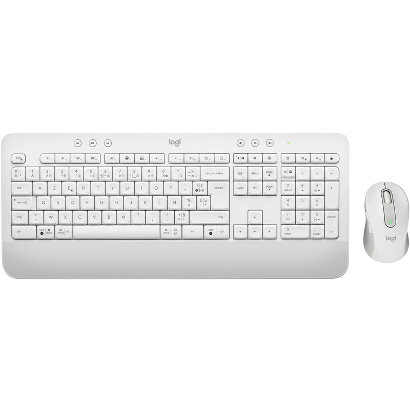Комплект (клавіатура, миша) бездротовий Logitech MK650 Combo for Business White (920-011032)
