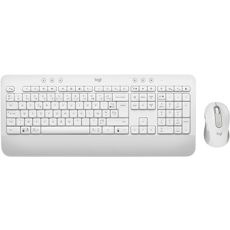 Комплект (клавіатура, миша) бездротовий Logitech MK650 Combo for Business White (920-011032)