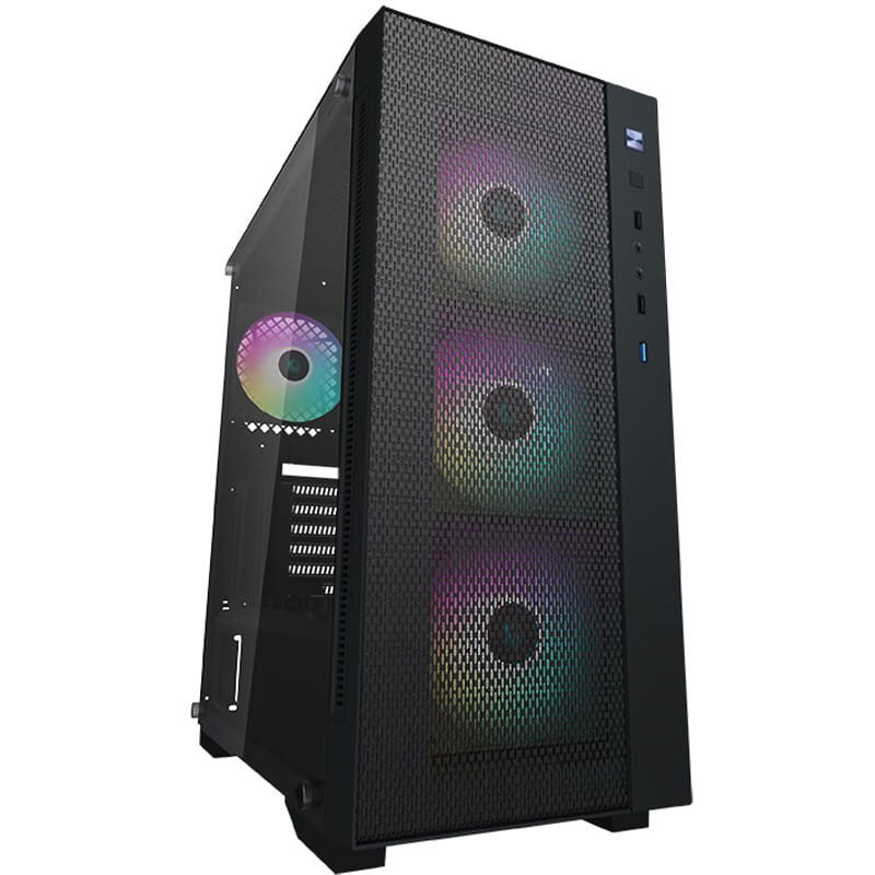 Корпус DeepCool Matrexx 55 Mesh ADD-RGB 4F Black (DP-ATX-MATREXX55-MESH-AR-4F) без БЖ