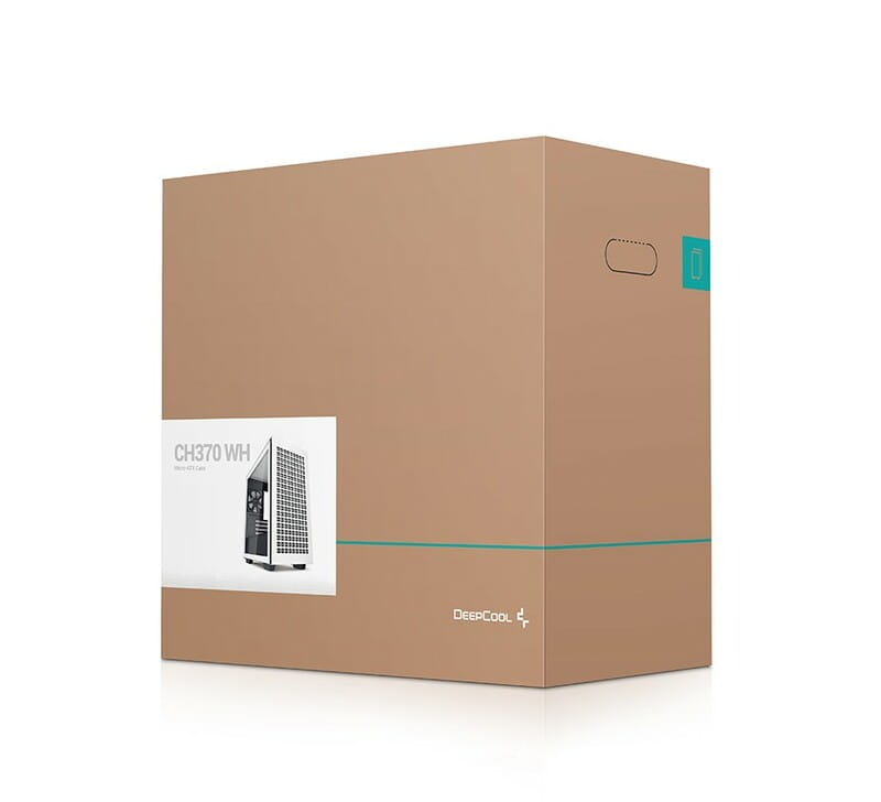 Корпус DeepCool CH370 White (R-CH370-WHNAM1-G-1) без БП