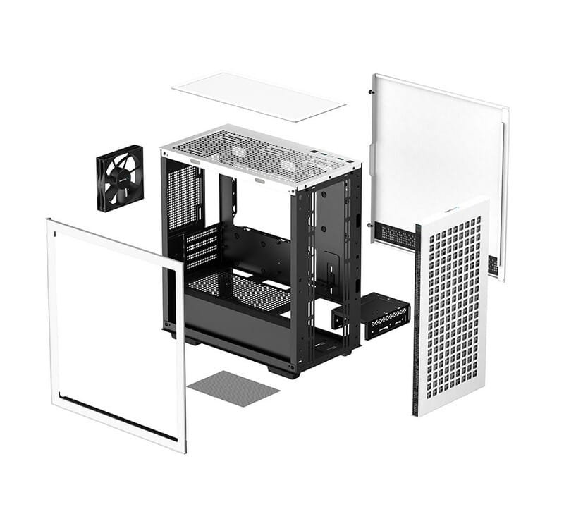 Корпус DeepCool CH370 White (R-CH370-WHNAM1-G-1) без БП
