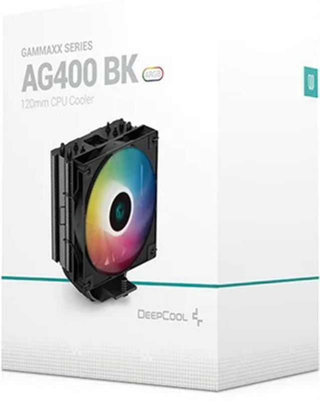 Кулер процессорный DeepCool AG400 BK ARGB (R-AG400-BKANMC-G-2)