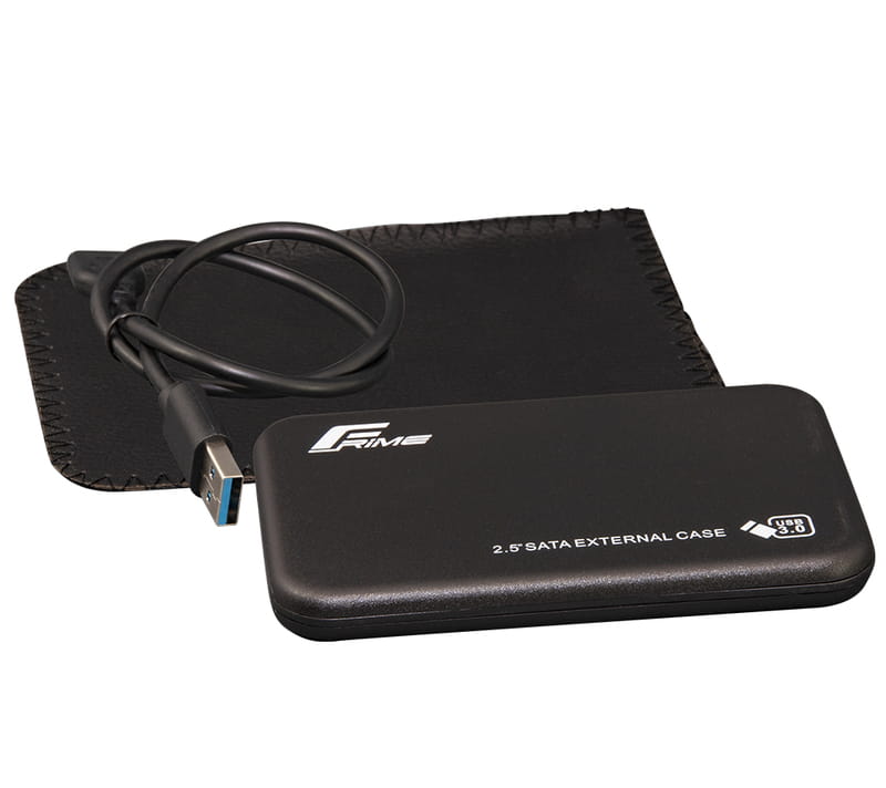 Зовнішня кишеня Frime SATA HDD/SSD 2.5", USB 3.0, Plastic, Black (FHE70.25U30)