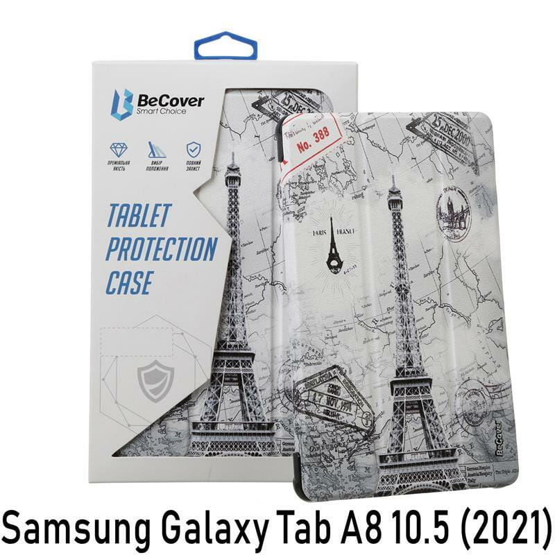 Чехол-книжка BeCover Smart для Samsung Galaxy Tab A8 SM-X200/SM-X205 Paris (708065)