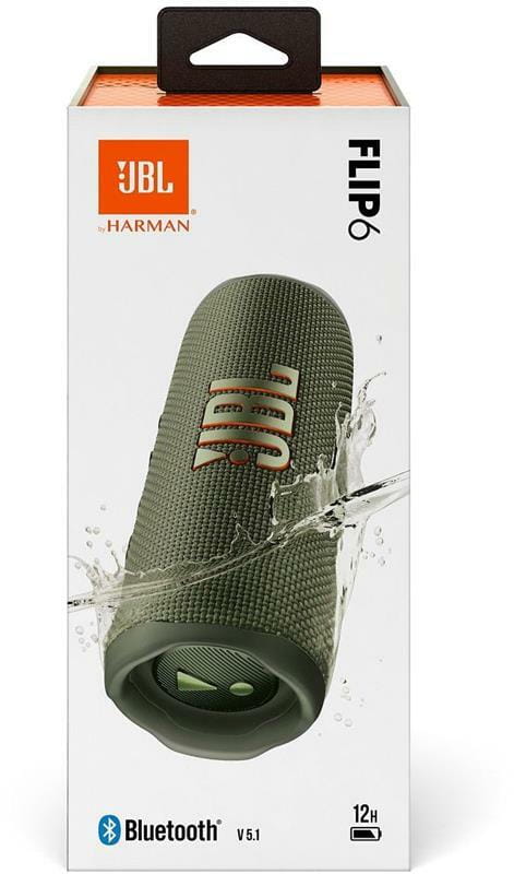 Акустическая система JBL Flip 6 Green (JBLFLIP6GREN)