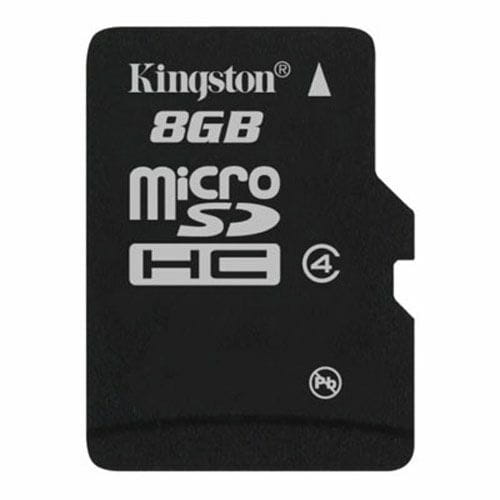 Карта памяти MicroSDHC   8GB Class 4 Kingston (SDC4/8GBSP)