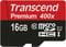 Фото - Карта памяти MicroSDHC  16GB UHS-I Class 10 Transcend Premium 400x (TS16GUSDCU1) | click.ua