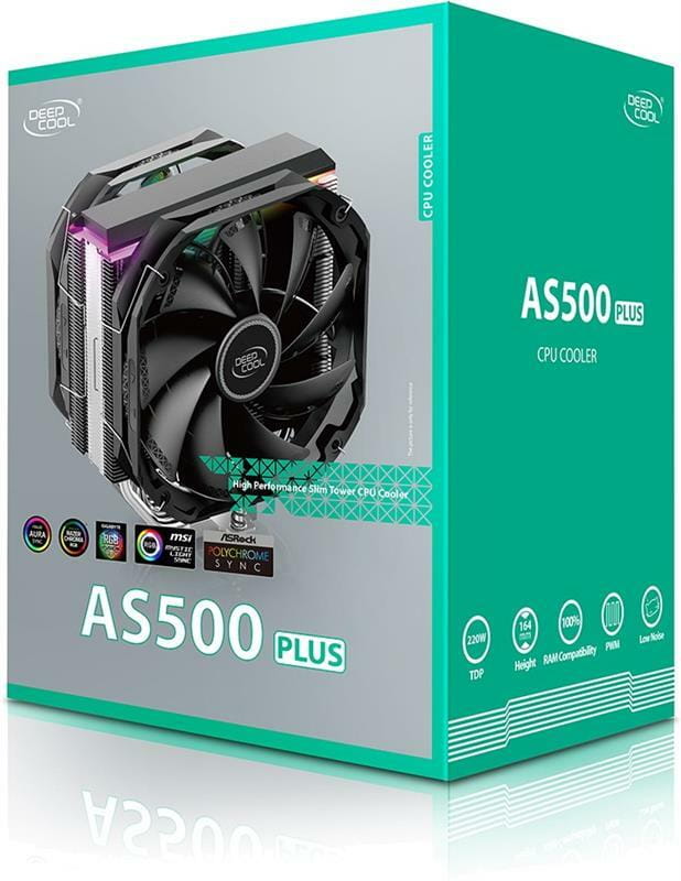 Кулер процессорный DeepCool AS500 Plus (R-AS500-BKNLMP-G)