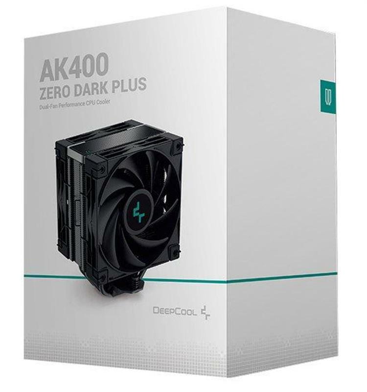 Кулер процессорный DeepCool AK400 Zero Dark Plus (R-AK400-BKNNMD-G-1)