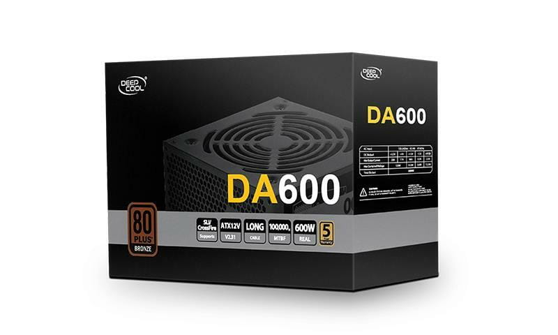 Блок питания DeepCool DA600 (DP-BZ-DA600N) 600W
