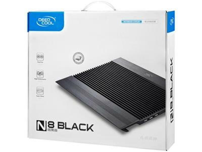 Охолоджуюча підставка для ноутбука DeepCool N8 Black 17"