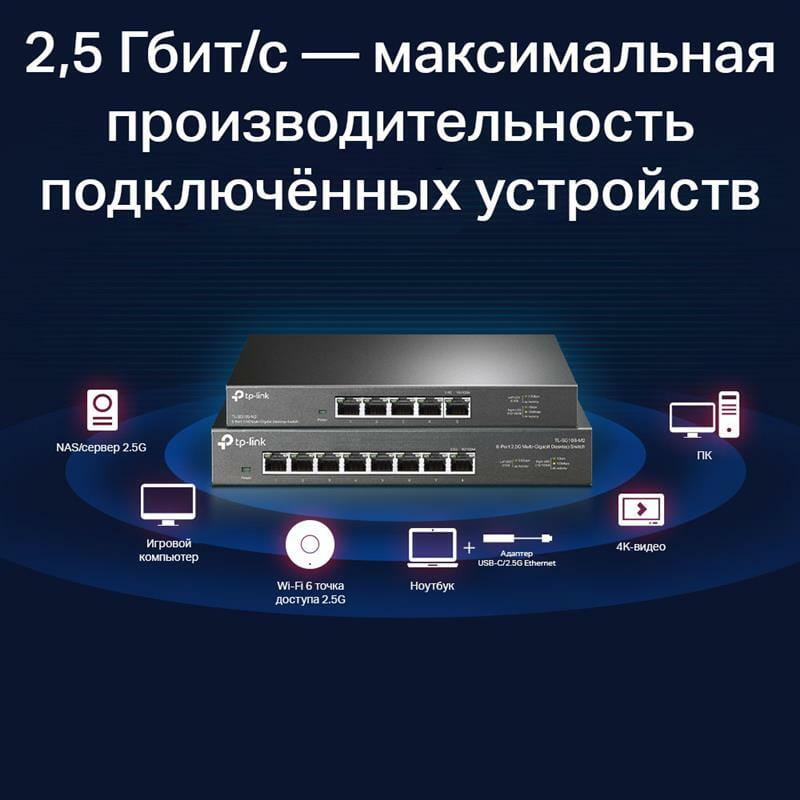 Коммутатор TP-Link TL-SG105-M2