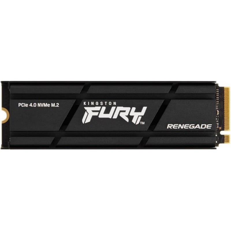 Накопичувач SSD  500GB Kingston Fury Renegade with Heatsink M.2 2280 PCIe 4.0 x4 NVMe 3D TLC (SFYRSK/500G)