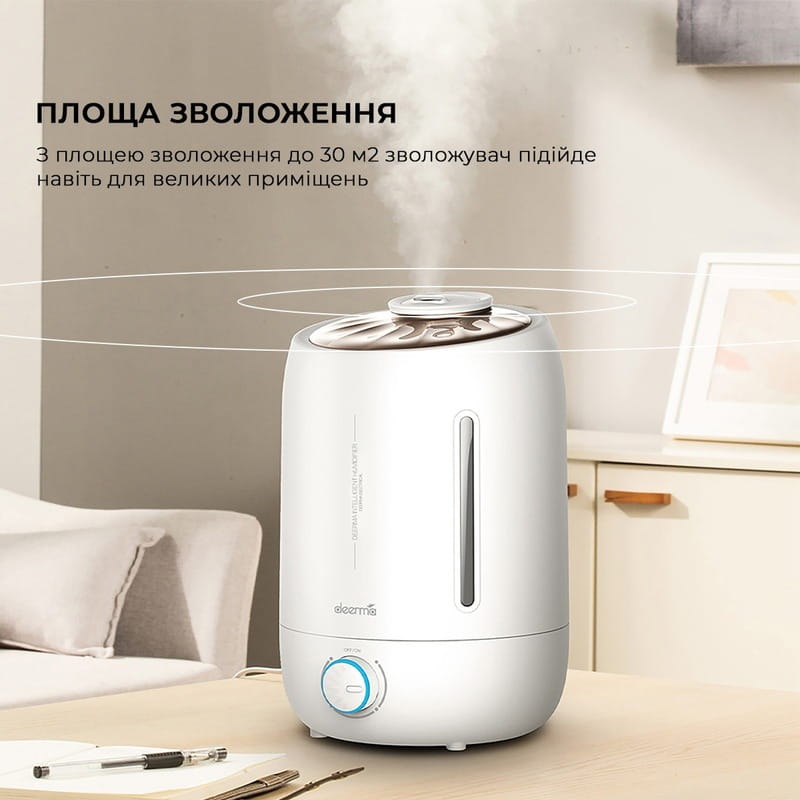 Зволожувач повітря Deerma Humidifier White DEM-F500 5L_