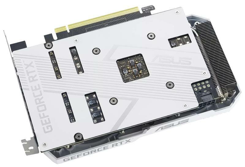 Видеокарта GF RTX 3060  8GB GDDR6 Dual OC White Asus (DUAL-RTX3060-O8G-WHITE)