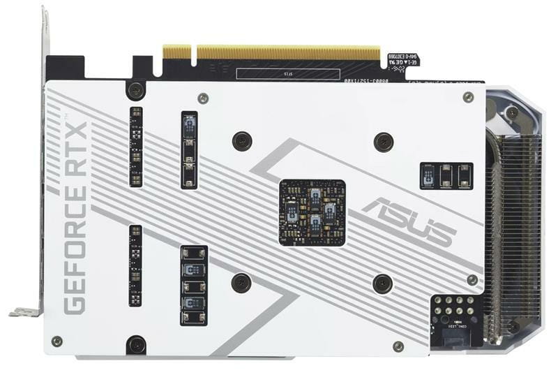Видеокарта GF RTX 3060  8GB GDDR6 Dual OC White Asus (DUAL-RTX3060-O8G-WHITE)
