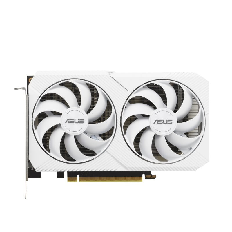 Видеокарта GF RTX 3060  8GB GDDR6 Dual OC White Asus (DUAL-RTX3060-O8G-WHITE)