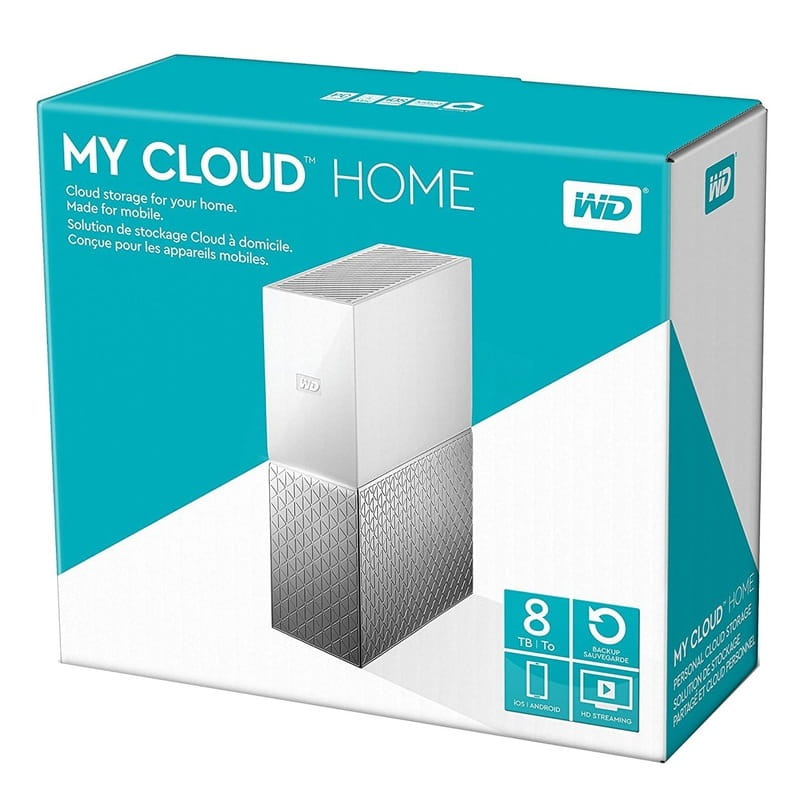 Зовнішній жорсткий диск 3.5" USB/LAN 8.0TB WD My Cloud Home (WDBVXC0080HWT-EESN)
