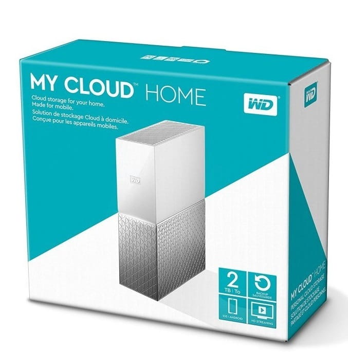 Внешний жесткий диск 3.5" USB/LAN 2.0TB WD My Cloud Home (WDBVXC0020HWT-EESN)