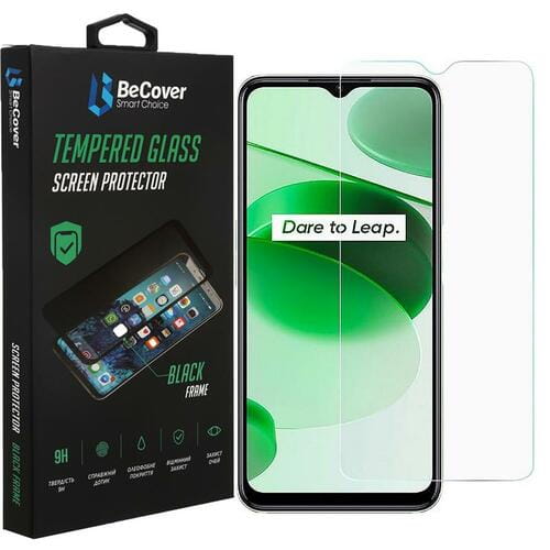 Photos - Screen Protect Becover Захисне скло  для Realme C35 Crystal Clear Glass 3D  708129 (708129)