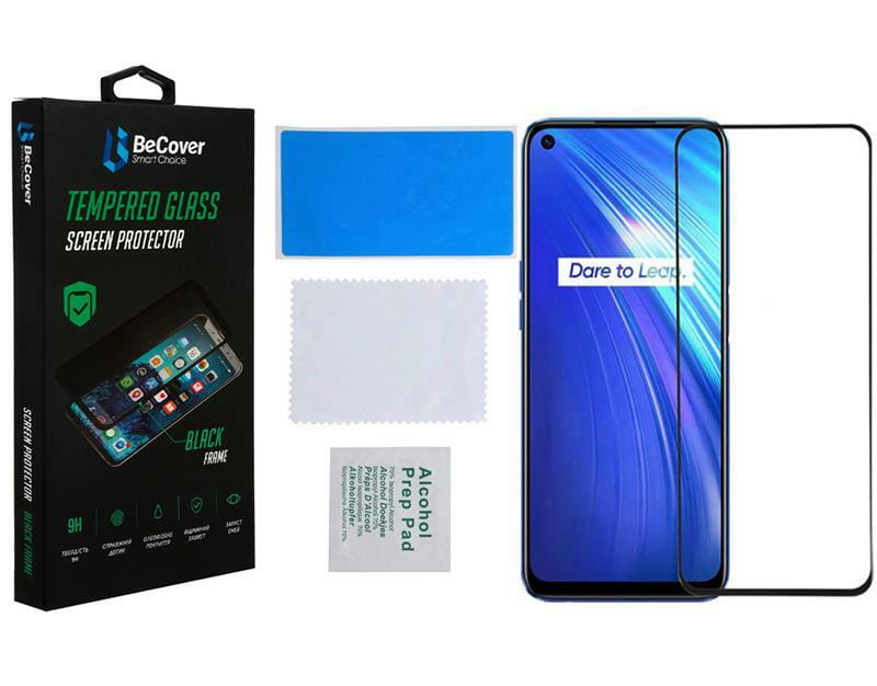 Защитное стекло BeCover для Realme GT2 Pro Black (707877)