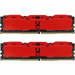 Модуль пам`ятi DDR4 2x8GB/3200 Goodram IRDM X Red (IR-XR3200D464L16SA/16GDC)