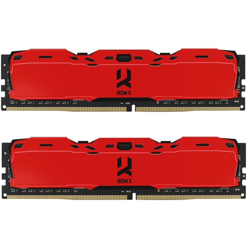 Модуль пам`ятi DDR4 2x8GB/3200 Goodram IRDM X Red (IR-XR3200D464L16SA/16GDC)