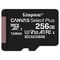 Фото - Карта пам`яті MicroSDXC 256GB UHS-I/U3 Class 10 Kingston Canvas Select Plus R100/W85MB/s (SDCS2/256GBSP) | click.ua