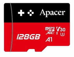 Карта памяти MicroSDXC 128GB UHS-I/U3 Class 10 Apacer (AP128GMCSX10U7-RAGC)