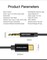 Фото - Перехідник Vention 3.5 мм - USB Type-C (M/M), 1 м, Black (BGABF) | click.ua