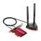 Фото - Беспроводной адаптер PCIe TP-Link ARCHER TX3000E (AX3000, Wi-Fi 6, Bluetooth 5.0, WPA3, 2 внешних выносных антенны) | click.ua