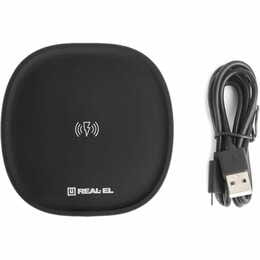 Бездротовий зарядний пристрій REAL-EL WL-740 2.4A 15W Black